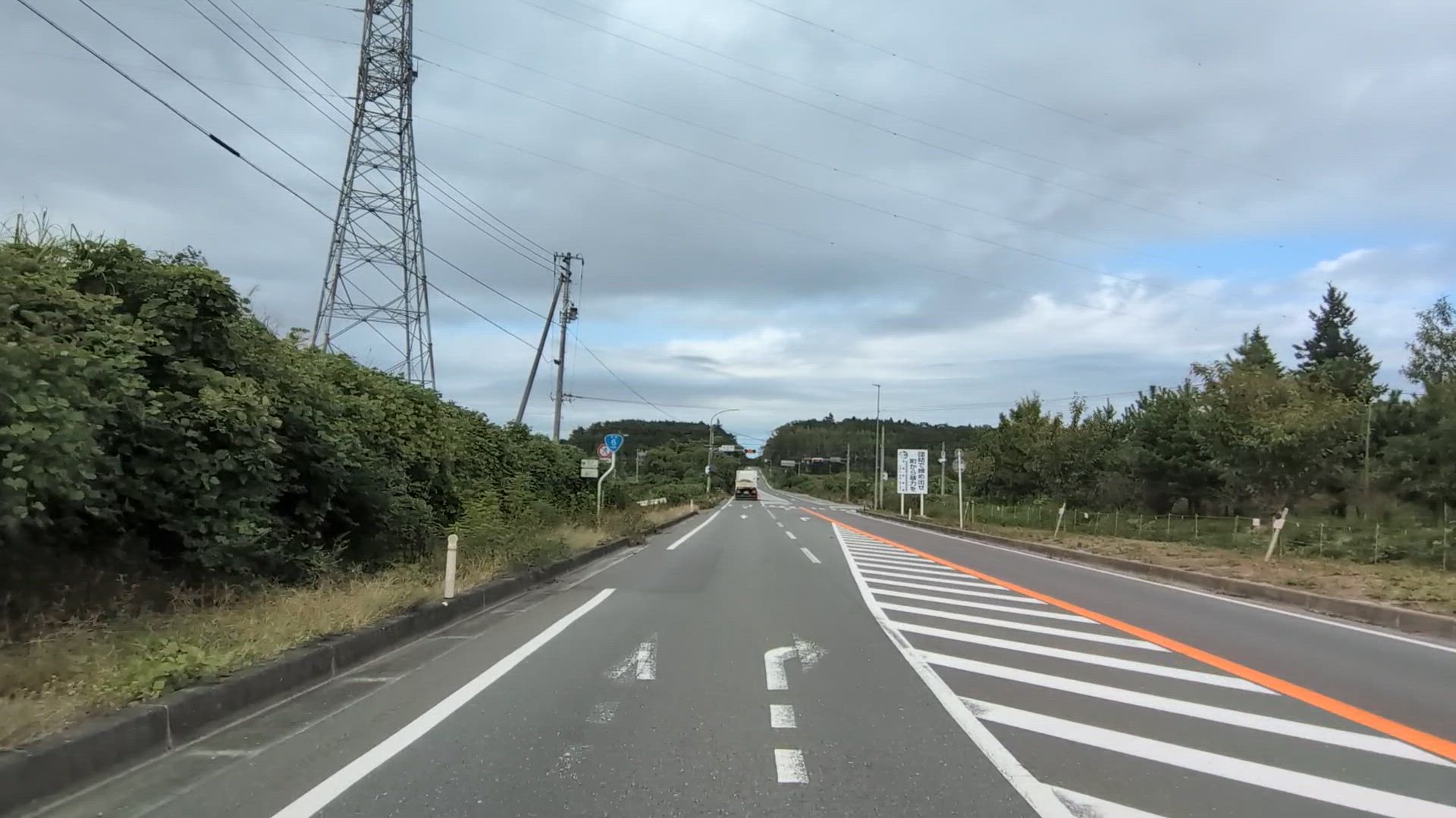 国道６号 福島第一原発沿い 夫沢 双葉郡大熊町 福島県 